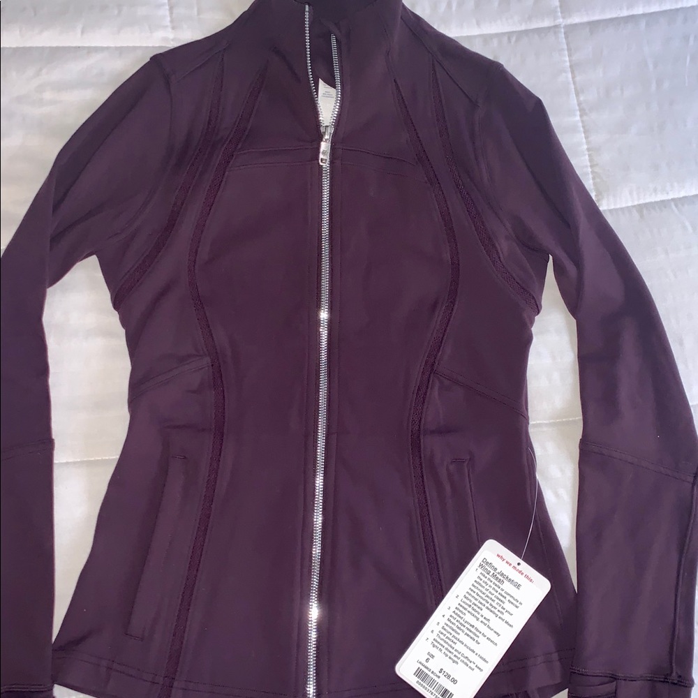 Lululemon Define Jacket SE Wing Mesh - NWT!